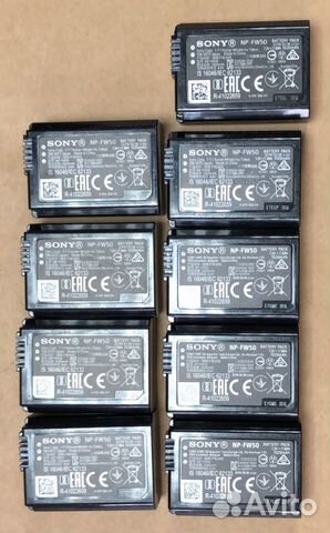 Аккумуляторы Sony NP-FW50 Аккумуляторы Sony NP-FW50