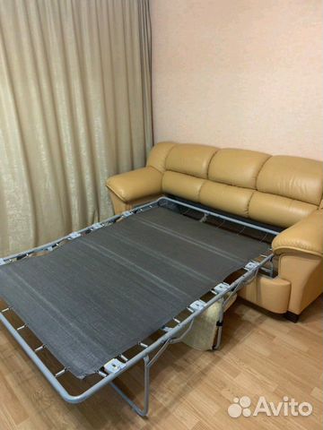 Кожаный диван и кресло Кожаный диван и кресло