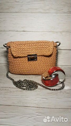 Сумка из трикотажной пряжи Сумка из трикотажной пряжи