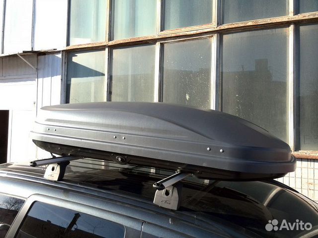 Автобокс Hakr 400 Magic Line, серый матовый Автобокс Hakr 400 Magic Line, серый матовый