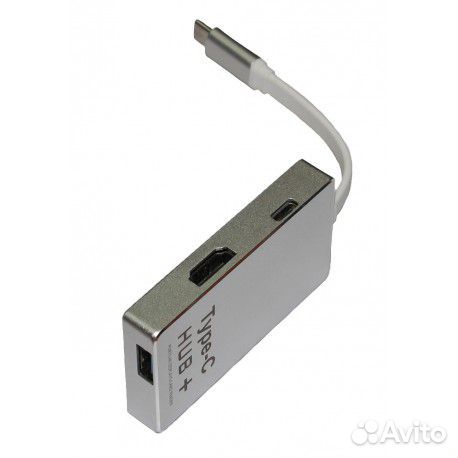 Хаб Type-C с hdmi и картридером YC-210 Хаб Type-C с hdmi и картридером YC-210