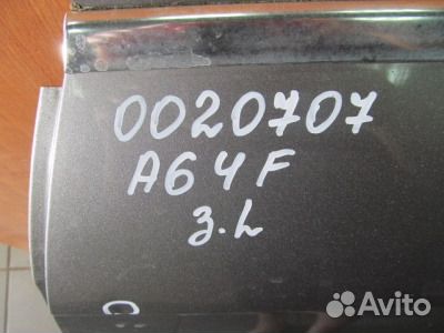Дверь задняя левая audi А6 C6 4F бу