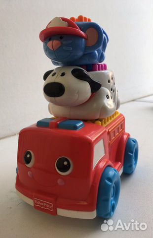 fisher price fire truck ride on