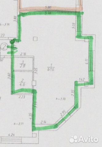 3-к квартира, 69 м², 3/15 эт. 3-к квартира, 69 м², 3/15 эт.