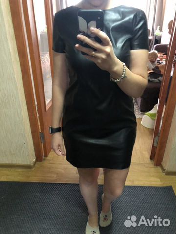 Платье кожаное Платье кожаное