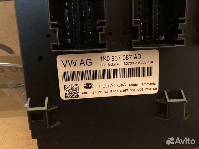 Блок комфорта 1K0937087AD Skoda Octavia A5 Блок комфорта 1K0937087AD Skoda Octavia A5
