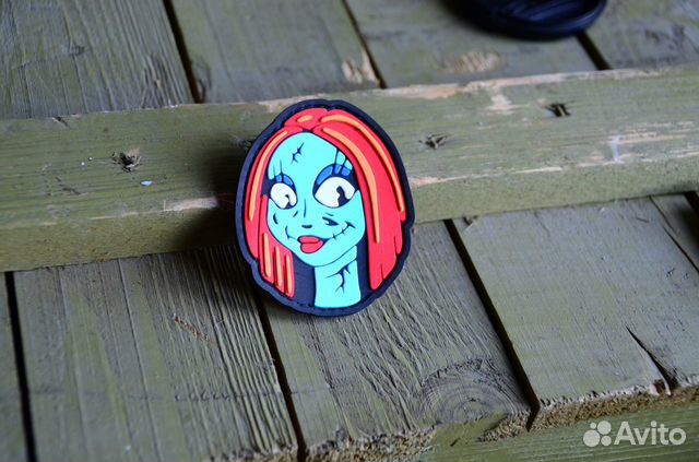Halloween Sally пвх нашивка с липучкой Halloween Sally пвх нашивка с липучкой