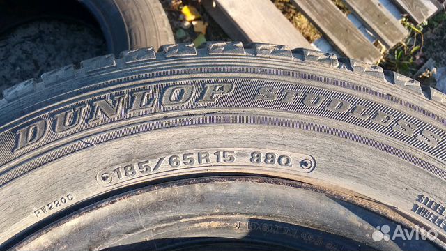Б/у 185/65/15 dunlop ds2 с дисками kia ceed