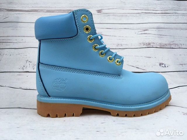 all blue timberlands