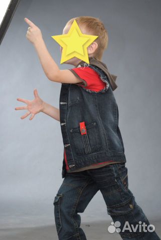 Джинсовая жилетка Джинсовая жилетка