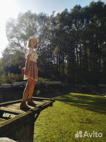 Юбка reserved лёгкая с блестками