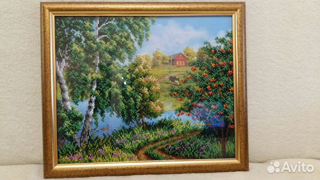 Картина вышитая бисером Картина вышитая бисером