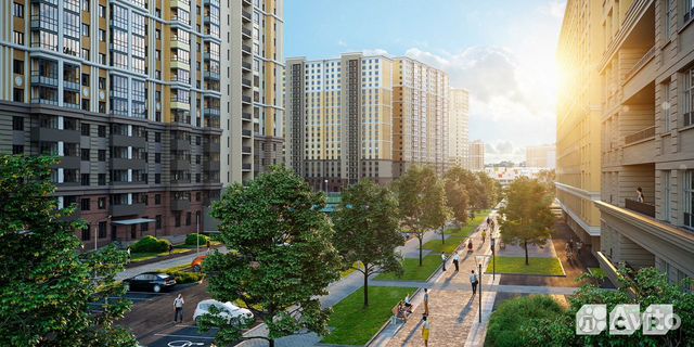 1-к квартира, 37.9 м², 9/23 эт. 1-к квартира, 37.9 м², 9/23 эт.