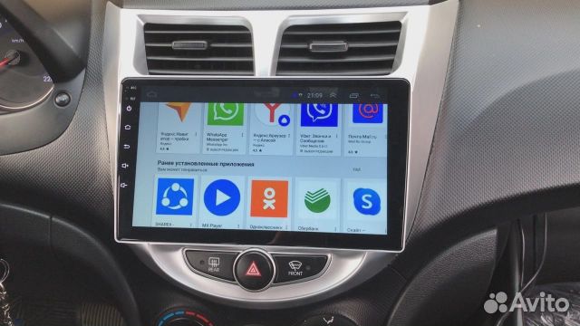 Штатная магнитола Hyundai Solaris android Штатная магнитола Hyundai Solaris android