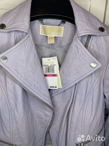 Новая кожаная куртка Michael Kors оригинал