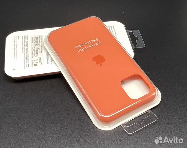 Оригинал iPhone 11 Pro Чехол Silicone Персик Оранж Оригинал iPhone 11 Pro Чехол Silicone Персик Оранж
