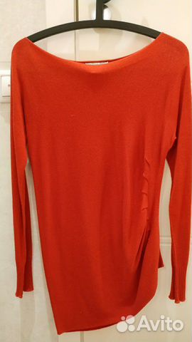 Алый джемпер Италия Merino Wool Алый джемпер Италия Merino Wool