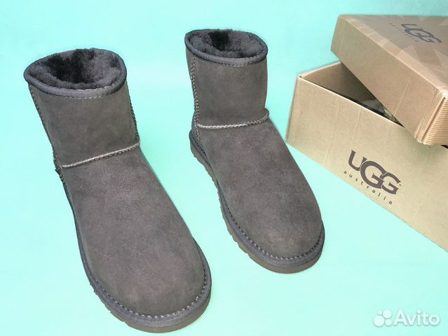 Угги Ugg модель Mini цвет шоколад натуральн новые