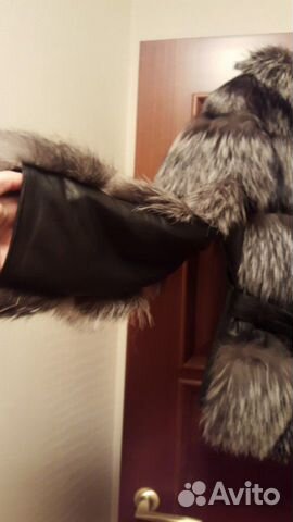 Кожаная зимняя куртка с чернобуркой Кожаная зимняя куртка с чернобуркой