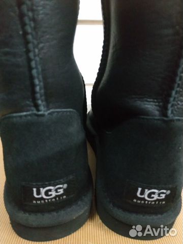 UGG угги, высокие обливные черные UGG угги, высокие обливные черные