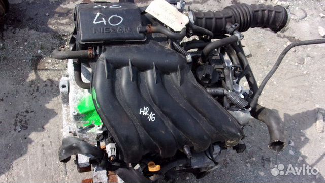 Двигатель HR16DE Nissan Qashqai 1.6 бензин HR16