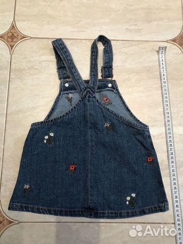 Джинсовый комбинезон Zara 86размер Джинсовый комбинезон Zara 86размер
