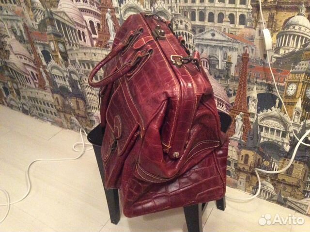 Сумка-Саквояж дорожный, натуральн.кожа, 53 х 35 см Сумка-Саквояж дорожный, натуральн.кожа, 53 х 35 см