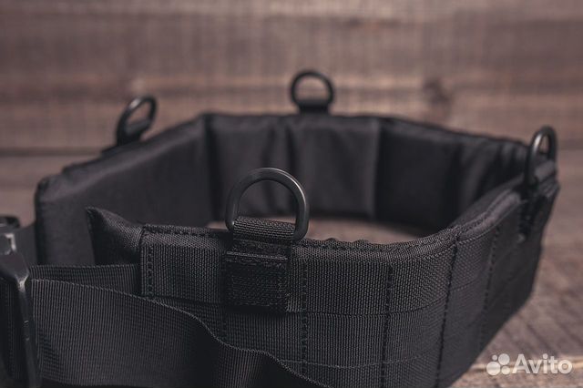 Тактический пояс TMC патрульный с molle (черный)