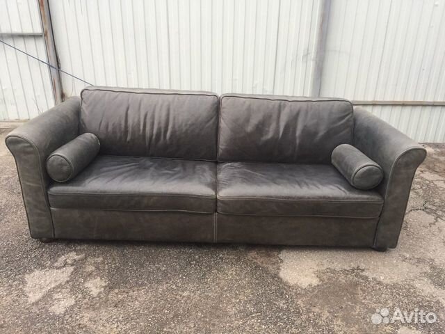 Кожаный диван Италия, лофт