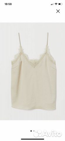 Новый атласный топ h&m Новый атласный топ h&m