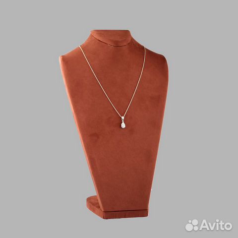 Золотая подвеска с бриллиантом 1.27Ct Золотая подвеска с бриллиантом 1.27Ct