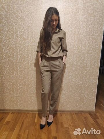 Комбинезон из вискозы с майкой-топом в комплекте Комбинезон из вискозы с майкой-топом в комплекте