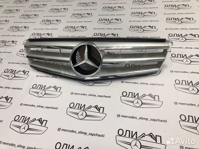 Решетка радиатора на Mercedes-Benz w204 Авангард Решетка радиатора на Mercedes-Benz w204 Авангард