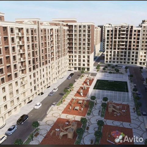 2-к квартира, 70 м², 3/12 эт.