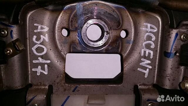 Рулевое колесо Hyundai Accent 1 1994-2000 кожа Рулевое колесо Hyundai Accent 1 1994-2000 кожа