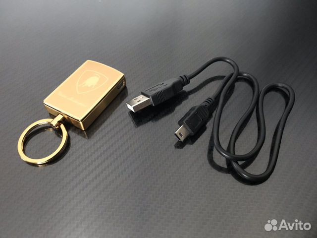 Зажигалка Lamborgini Gold электро USB