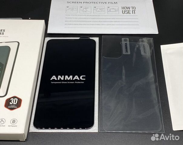 iPhone 11 Pro Max Премиум Стекло + Пленка Черное