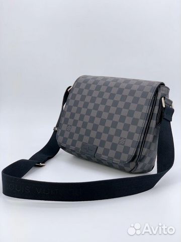 Новая мужская сумка для кожа + канва Louis Vuitton Новая мужская сумка для кожа + канва Louis Vuitton