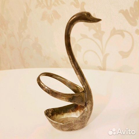 Подставка для ложек в виде лебедя