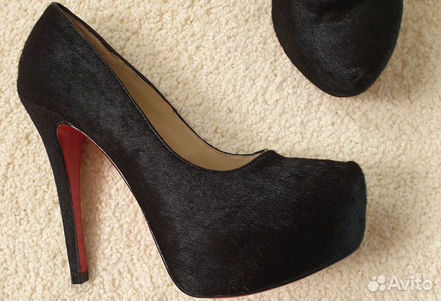 Christian Louboutin Daffodil Pony Astrakan Christian Louboutin Daffodil Pony Astrakan