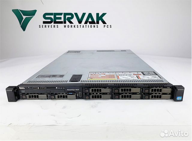 Сервер dell R620 8SFF 2x E5-2660 16GB