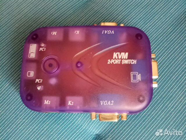 KVM переключатель KVM-102 2 port