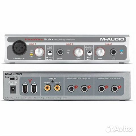 Звуковая карта M-Audio FireWire Solo + FW.PCI Звуковая карта M-Audio FireWire Solo + FW.PCI