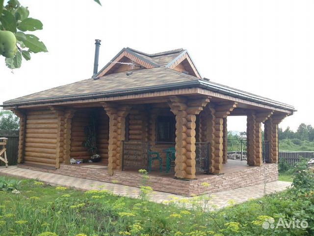 Сруб бани из оцб Зимний лес. Своё производство оцб Сруб бани из оцб Зимний лес. Своё производство оцб