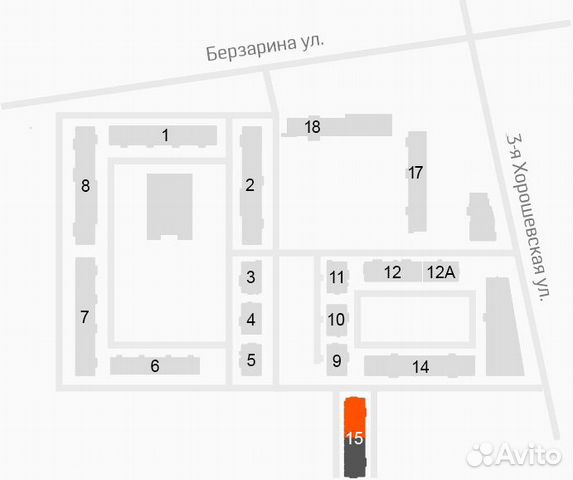 1-к квартира, 43.3 м², 16/22 эт.