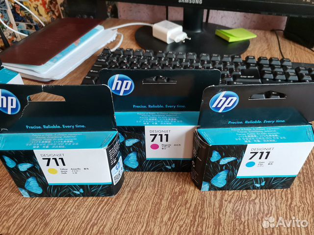 Набор картриджей на HP 711 / 78