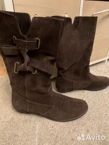 Сапоги женские, новые, кожа