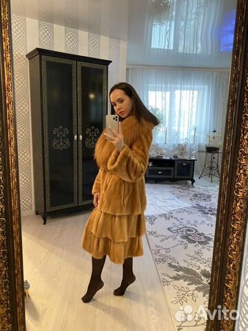 Шуба норка+песец Шуба норка+песец