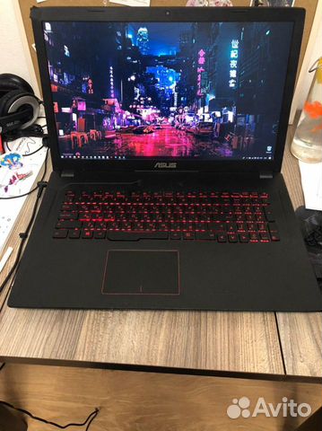Игровой ноутбук Asus fx753v