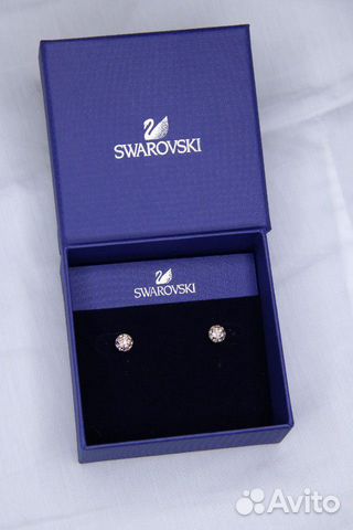Серьги Swarovski пусеты Серьги Swarovski пусеты